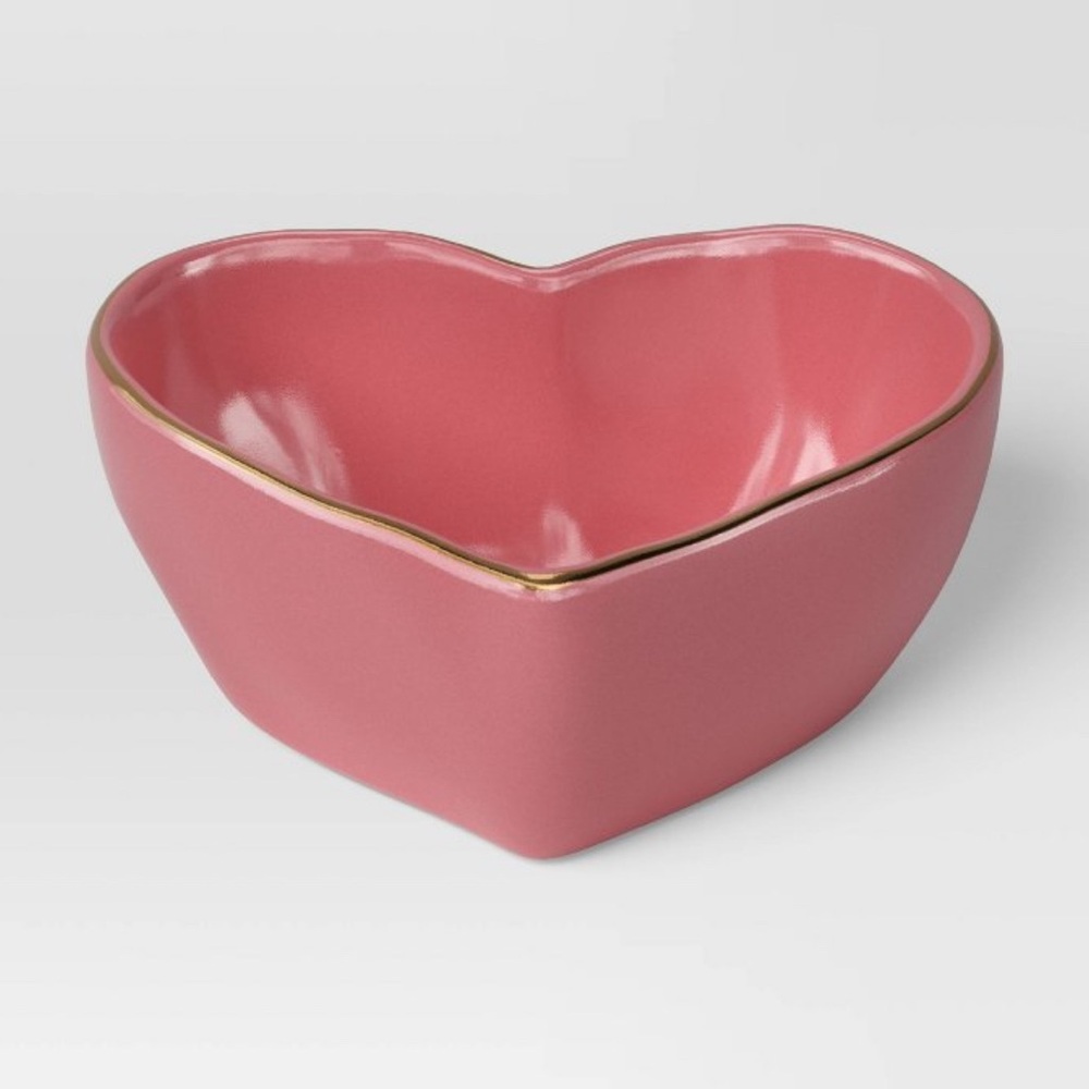Pink Heart Bowl Valentine Threshold